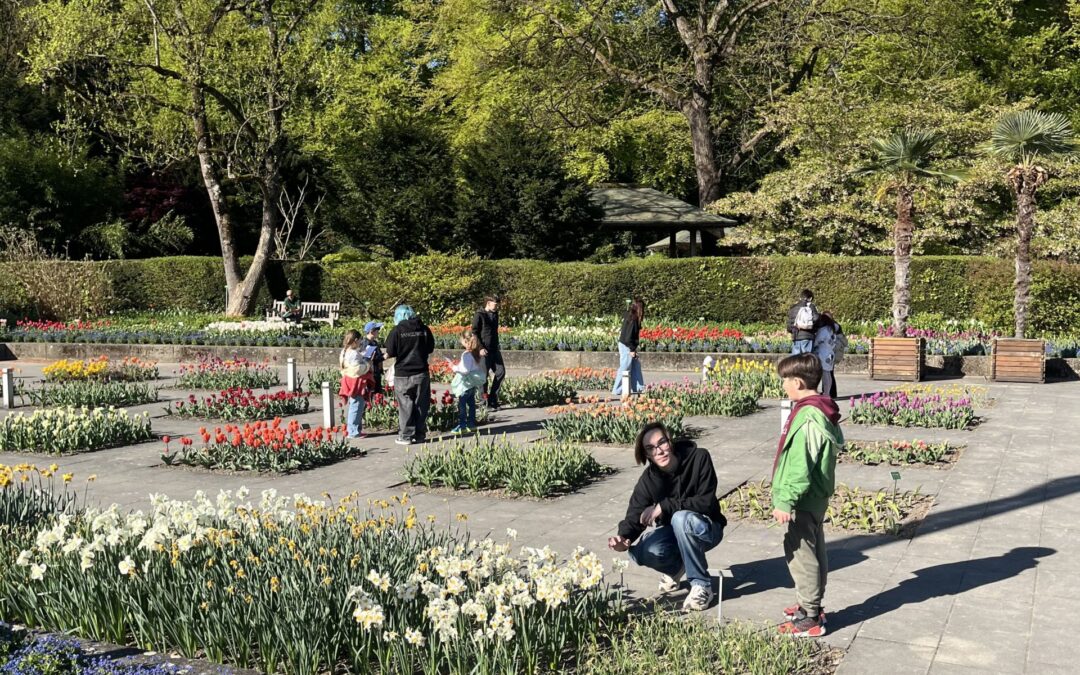 Patenklassenausflug in den Botanischen Garten
