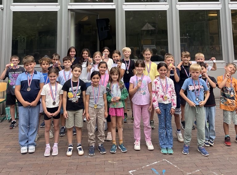 Siegerehrung Bundesjugendspiele Grundschule
